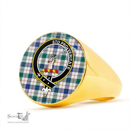 Scottish Guthrie Dress Modern Clan Tartan Ring - Crest Classic Scottish Plaid Tartan Plaid