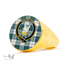 Scottish Lindsay Dress Dance Green Modern Clan Tartan Ring - Crest Classic Scottish Plaid Tartan Plaid
