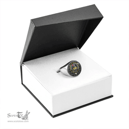 Scottish Paisley Drennan (Drennan Drennan) Modern Clan Tartan Ring - Crest Classic Scottish Plaid Tartan Plaid