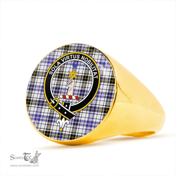 Scottish Henderson Dress Modern Clan Tartan Ring - Crest Classic Scottish Plaid Tartan Plaid