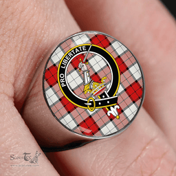 Scottish Wallace Dress (Wallas Dress) Clan Tartan Ring - Crest Classic Scottish Plaid Tartan Plaid