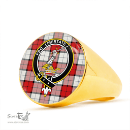 Scottish Wallace Dress (Wallas Dress) Clan Tartan Ring - Crest Classic Scottish Plaid Tartan Plaid