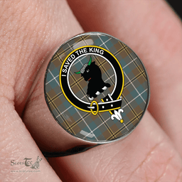 Scottish Turnbull Hunting Weathered Clan Tartan Ring - Crest Classic Scottish Plaid Tartan Plaid