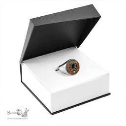 Scottish Turnbull Dress Ancient Clan Tartan Ring - Crest Classic Scottish Plaid Tartan Plaid