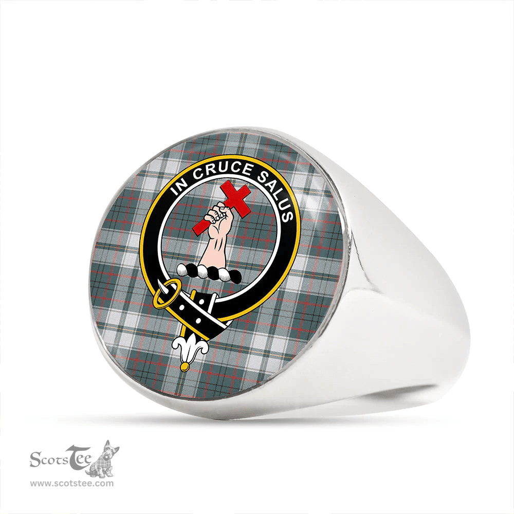 Scottish Taylor Dress Weathered Clan Tartan Ring - Crest Classic Scottish Plaid Tartan Plaid