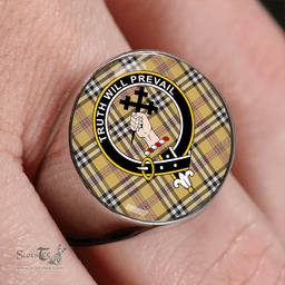 Scottish Thomson Camel #3 (Thompson Camel #3) Weathered Clan Tartan Ring - Crest Classic Scottish Plaid Tartan Plaid