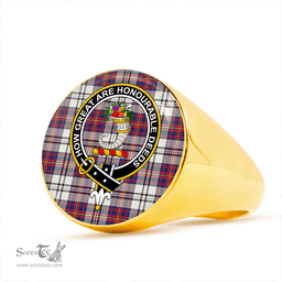 Scottish Walker Dress Modern Clan Tartan Ring - Crest Classic Scottish Plaid Tartan Plaid