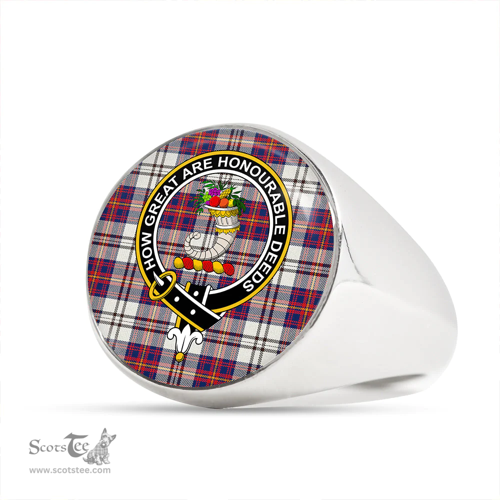 Scottish Walker Dress Modern Clan Tartan Ring - Crest Classic Scottish Plaid Tartan Plaid