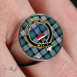 Scottish Rose Hunting #2 Modern Clan Tartan Ring - Crest Classic Scottish Plaid Tartan Plaid