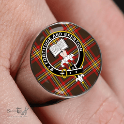 Scottish Reid 1939 Modern Clan Tartan Ring - Crest Classic Scottish Plaid Tartan Plaid