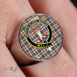 Scottish Robertson Dress #2 Ancient Clan Tartan Ring - Crest Classic Scottish Plaid Tartan Plaid
