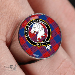 Scottish Robinson Dress (Robins Dress) Modern Clan Tartan Ring - Crest Classic Scottish Plaid Tartan Plaid