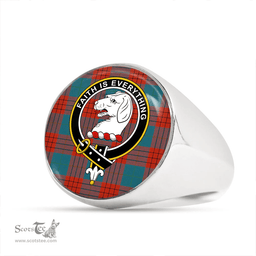 Scottish Robinson Dress (Robins Dress) Ancient Clan Tartan Ring - Crest Classic Scottish Plaid Tartan Plaid