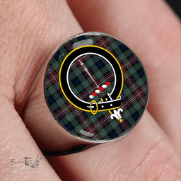 Scottish Rankin (Dalgliesh) Modern Clan Tartan Ring - Crest Classic Scottish Plaid Tartan Plaid