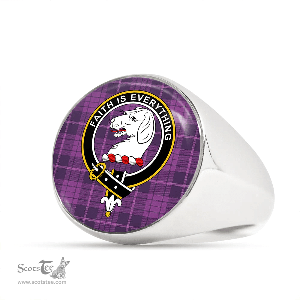 Scottish Robinson Dress #2 (Robins Dress #2) Weathered Clan Tartan Ring - Crest Classic Scottish Plaid Tartan Plaid
