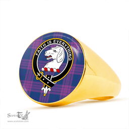 Scottish Robinson Dress #2 (Robins Dress #2) Modern Clan Tartan Ring - Crest Classic Scottish Plaid Tartan Plaid