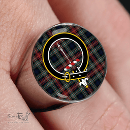 Scottish Rankin #2 Modern Clan Tartan Ring - Crest Classic Scottish Plaid Tartan Plaid