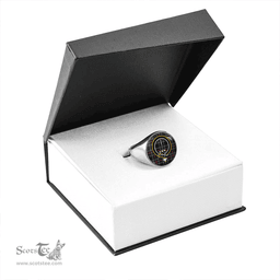 Scottish Rankin #2 Modern Clan Tartan Ring - Crest Classic Scottish Plaid Tartan Plaid