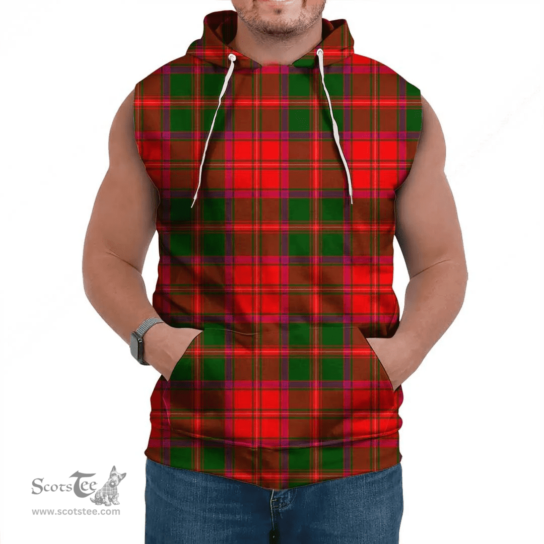 Scottish Crief District Tartan Sleeveless Hoodie A7 Scottish Plaid Tartan Plaid