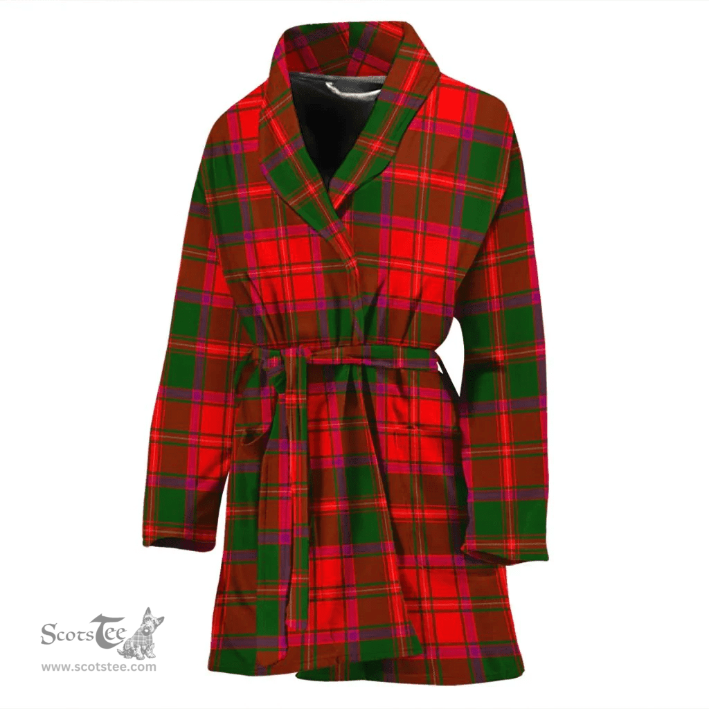 Scottish Crief District Clan Tartan Bath Robe - Classic  Scottish Plaid Tartan Plaid