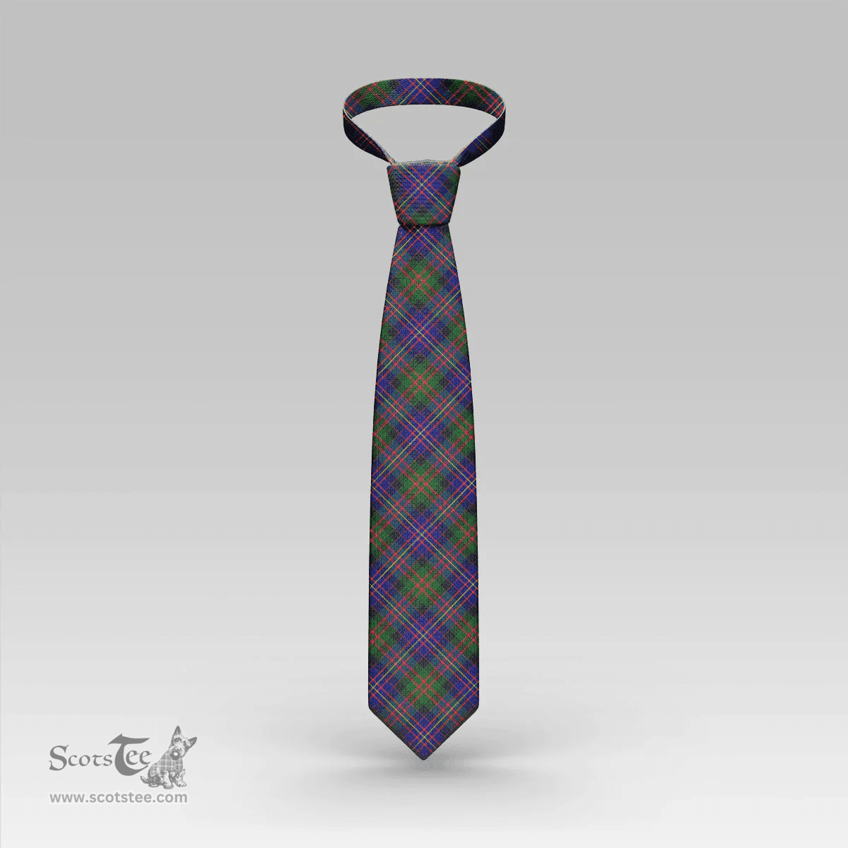 Scottish Cameron of Erracht Modern Clan Tartan Tie - Classic Scottish Plaid Tartan Plaid