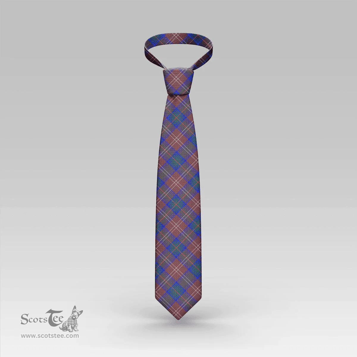 Scottish Chisholm Hunting Modern Clan Tartan Tie - Classic Scottish Plaid Tartan Plaid