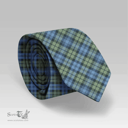 Scottish Campbell Faded Clan Tartan Tie - Classic Scottish Plaid Tartan Plaid