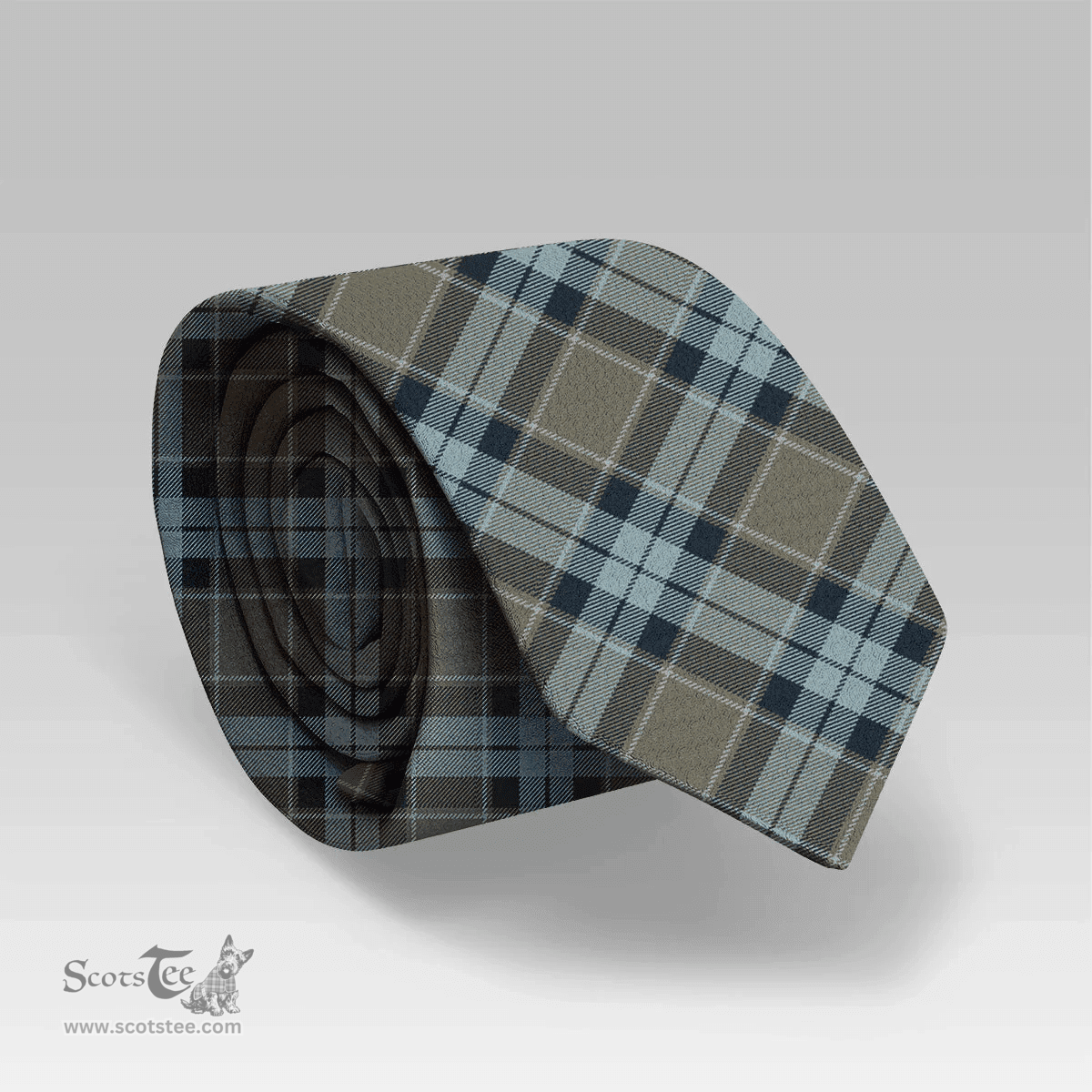 Scottish Graham of Menteith Weathered Clan Tartan Tie - Classic Scottish Plaid Tartan Plaid