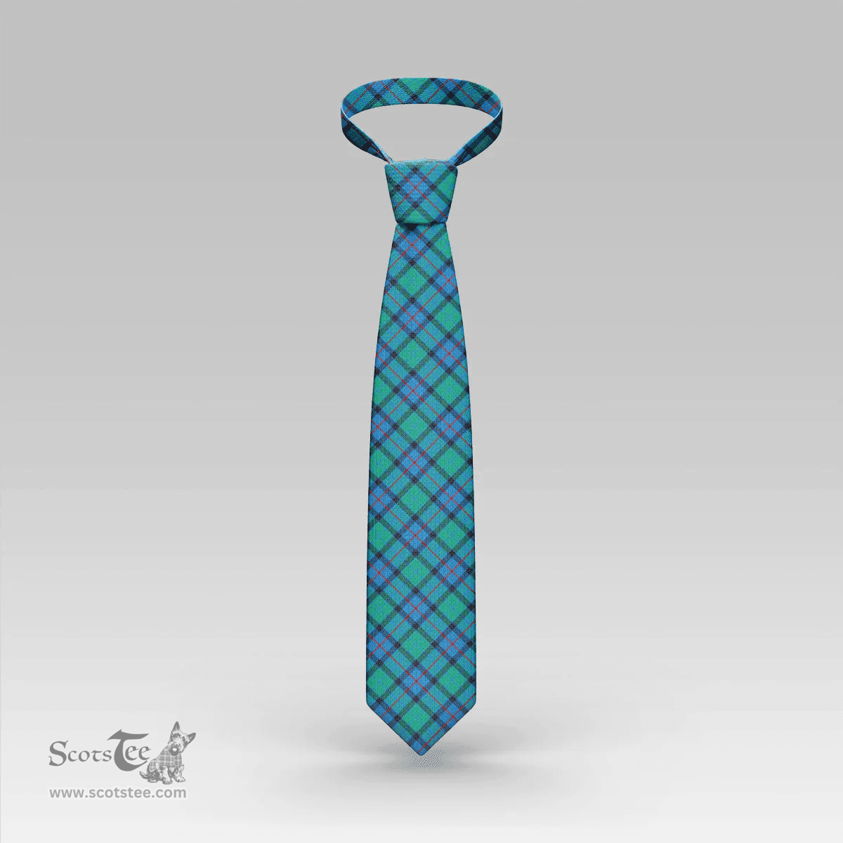Scottish Flower Of Scotland Clan Tartan Tie - Classic Scottish Plaid Tartan Plaid
