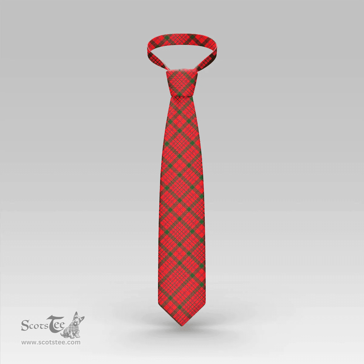 Scottish MacDonnell of Keppoch Modern Clan Tartan Tie - Classic Scottish Plaid Tartan Plaid