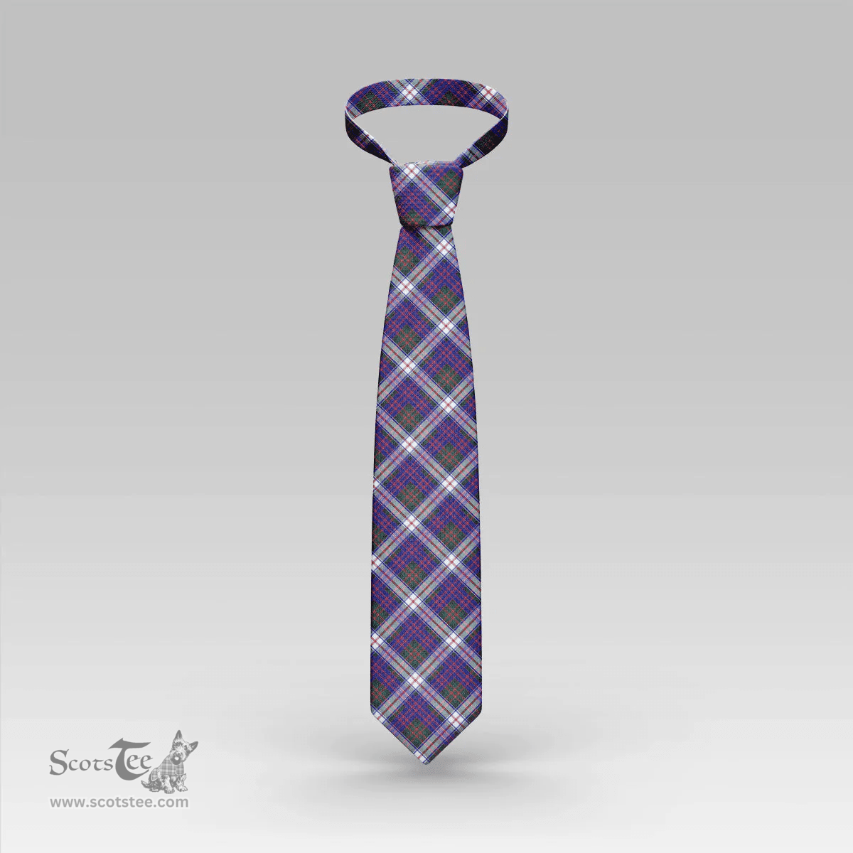 Scottish MacDonald Dress Modern Clan Tartan Tie - Classic Scottish Plaid Tartan Plaid