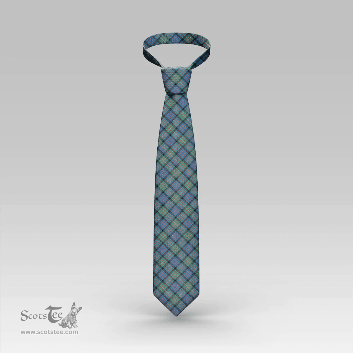 Scottish MacDonnell of Glengarry Ancient Clan Tartan Tie - Classic Scottish Plaid Tartan Plaid