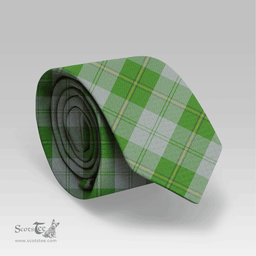 Scottish Cunningham Dress Green Dancers Clan Tartan Tie - Classic Scottish Plaid Tartan Plaid