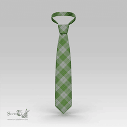 Scottish Cunningham Dress Green Dancers Clan Tartan Tie - Classic Scottish Plaid Tartan Plaid