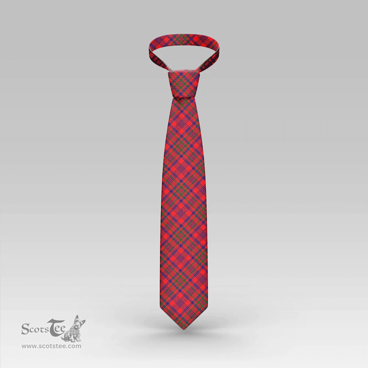 Scottish Murray of Tulloch Modern Clan Tartan Tie - Classic Scottish Plaid Tartan Plaid