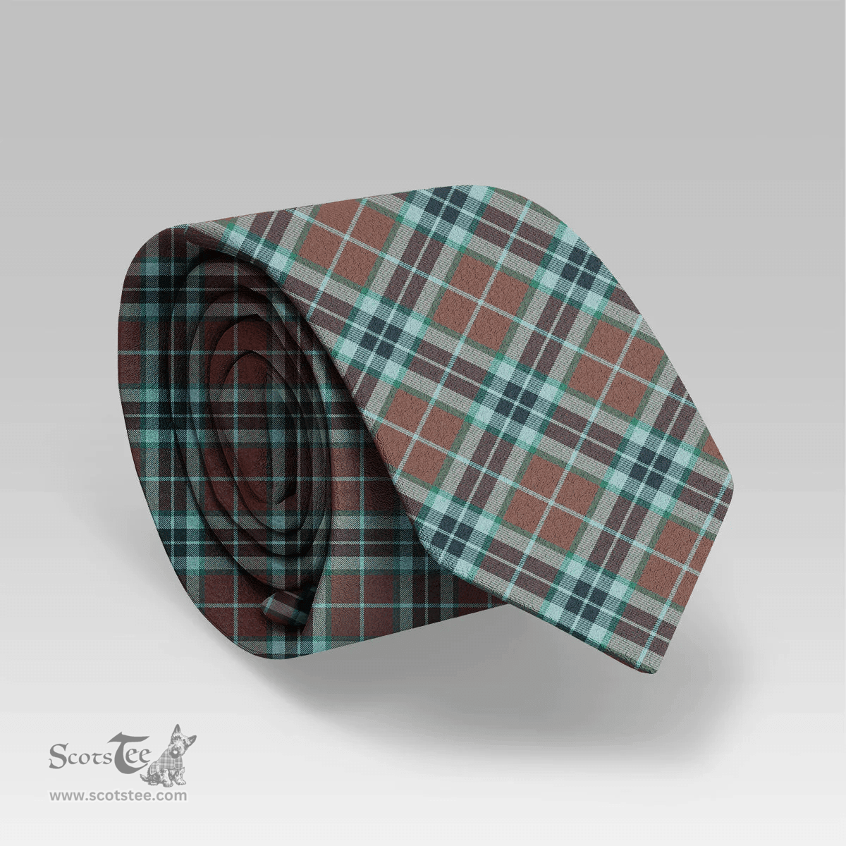 Scottish Thomson Hunting Modern Clan Tartan Tie - Classic Scottish Plaid Tartan Plaid