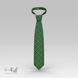 Scottish Wallace Hunting Green Clan Tartan Tie - Classic Scottish Plaid Tartan Plaid