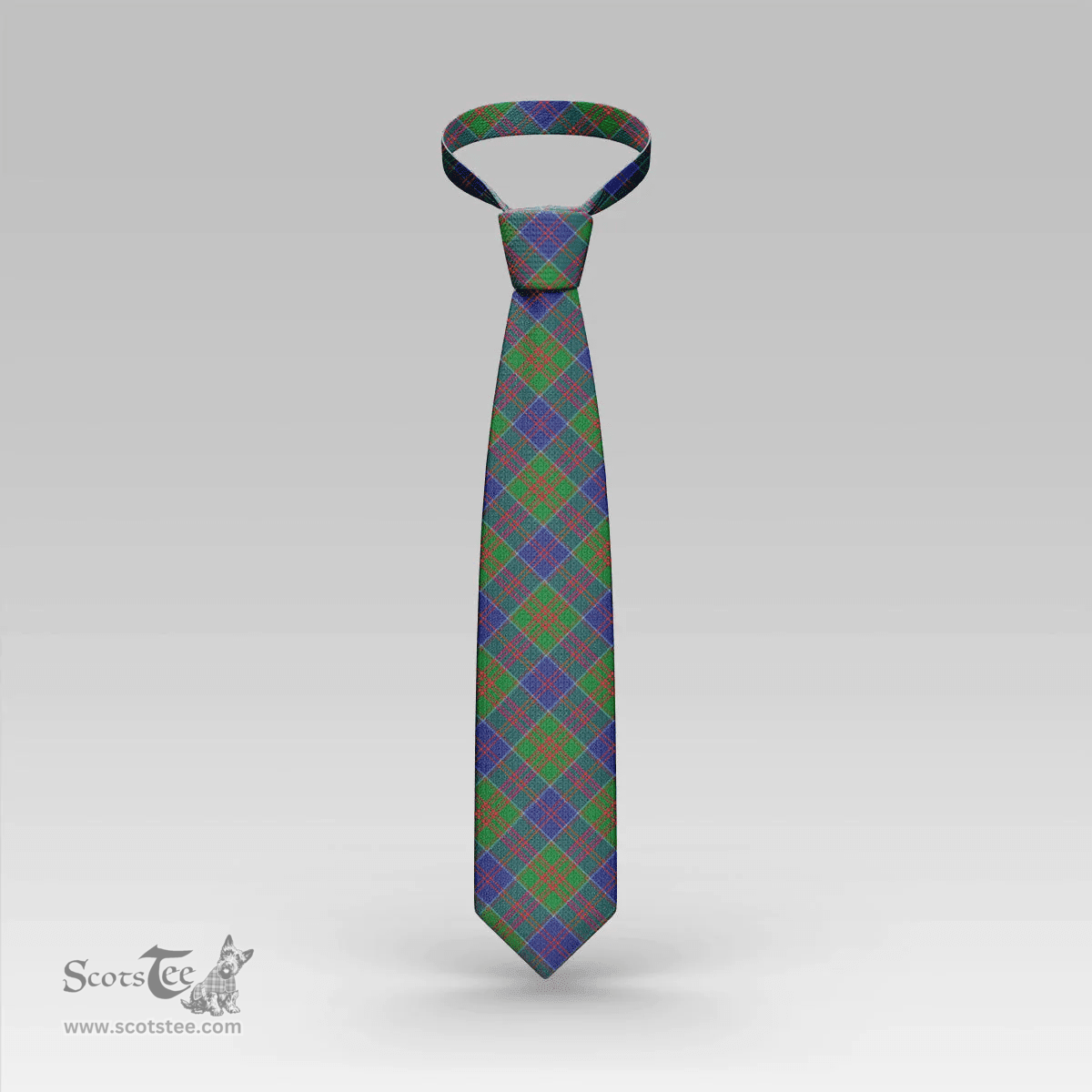 Scottish Stewart of Appin Hunting Modern Clan Tartan Tie - Classic Scottish Plaid Tartan Plaid