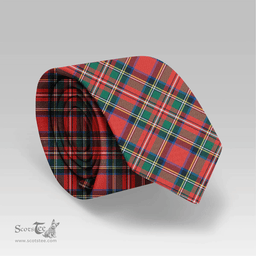 Scottish Stewart Royal Modern Clan Tartan Tie - Classic Scottish Plaid Tartan Plaid