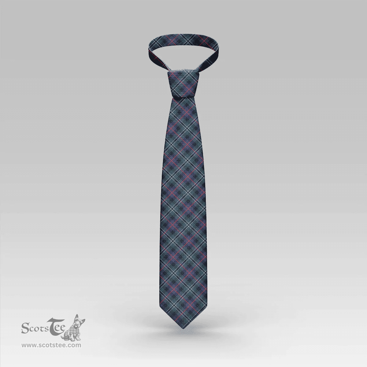Scottish Rose Hunting Modern Clan Tartan Tie - Classic Scottish Plaid Tartan Plaid