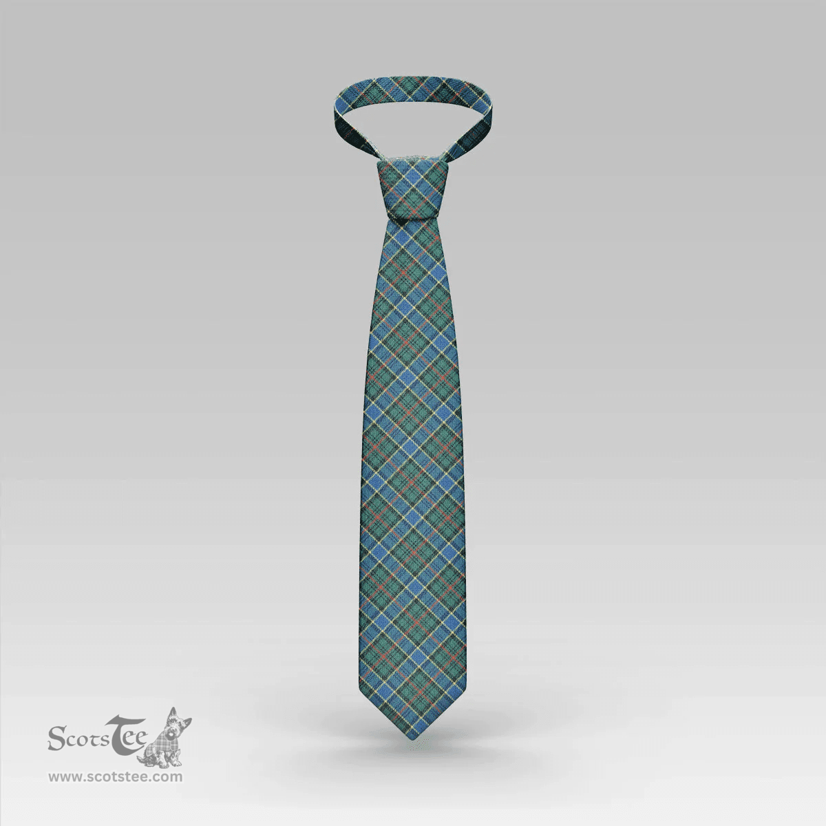 Scottish Ogilvie Hunting Ancient Clan Tartan Tie - Classic Scottish Plaid Tartan Plaid