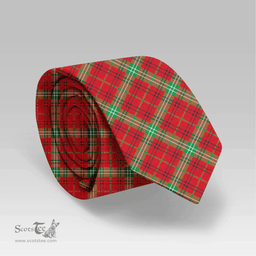 Scottish Morrison Red Modern Clan Tartan Tie - Classic Scottish Plaid Tartan Plaid