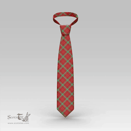 Scottish Morrison Red Modern Clan Tartan Tie - Classic Scottish Plaid Tartan Plaid