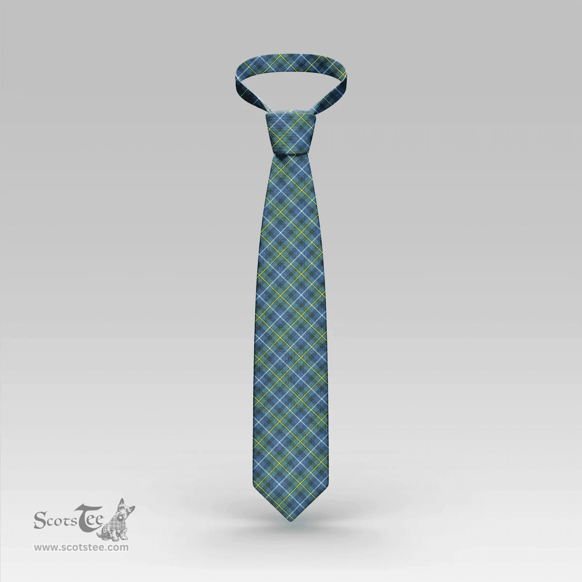 Scottish MacNeill of Barra Ancient Clan Tartan Tie - Classic Scottish Plaid Tartan Plaid