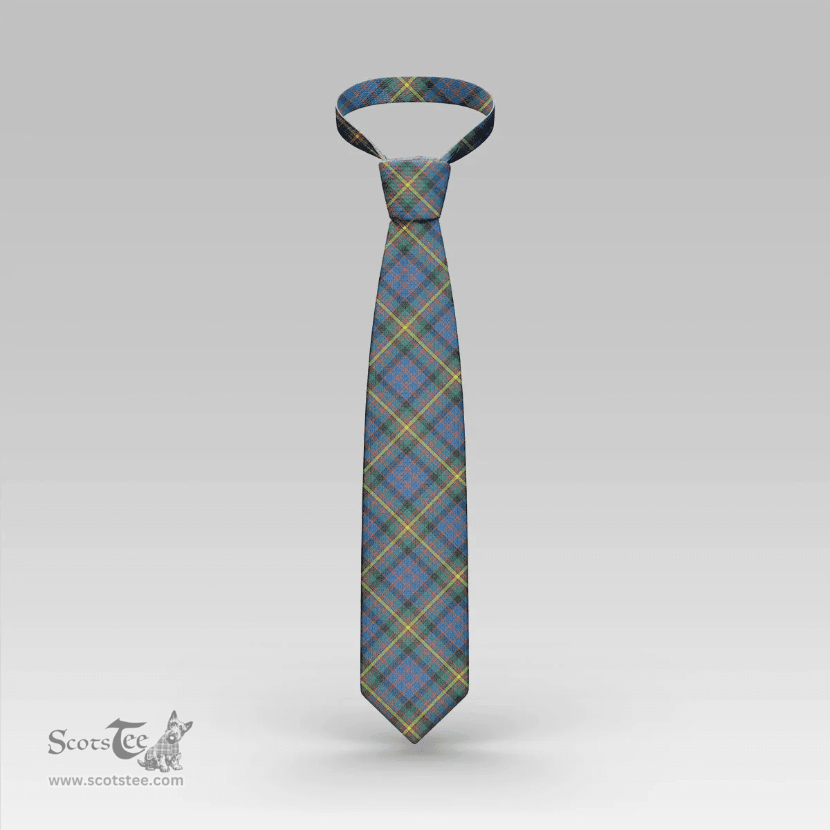 Scottish MacSporran Ancient Clan Tartan Tie - Classic Scottish Plaid Tartan Plaid