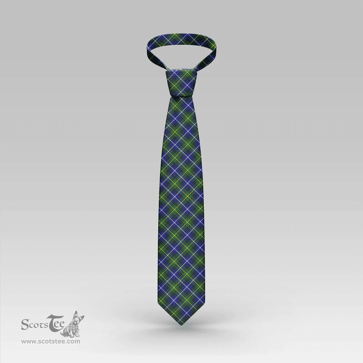 Scottish MacNeill of Barra Modern Clan Tartan Tie - Classic Scottish Plaid Tartan Plaid