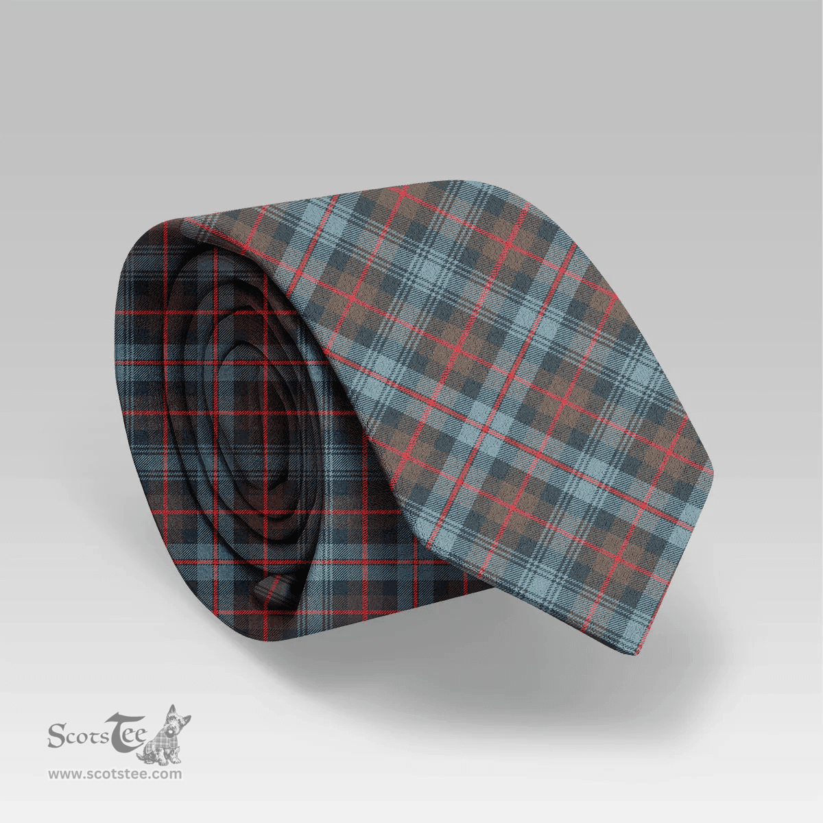 Scottish Murray of Atholl Weathered Clan Tartan Tie - Classic Scottish Plaid Tartan Plaid