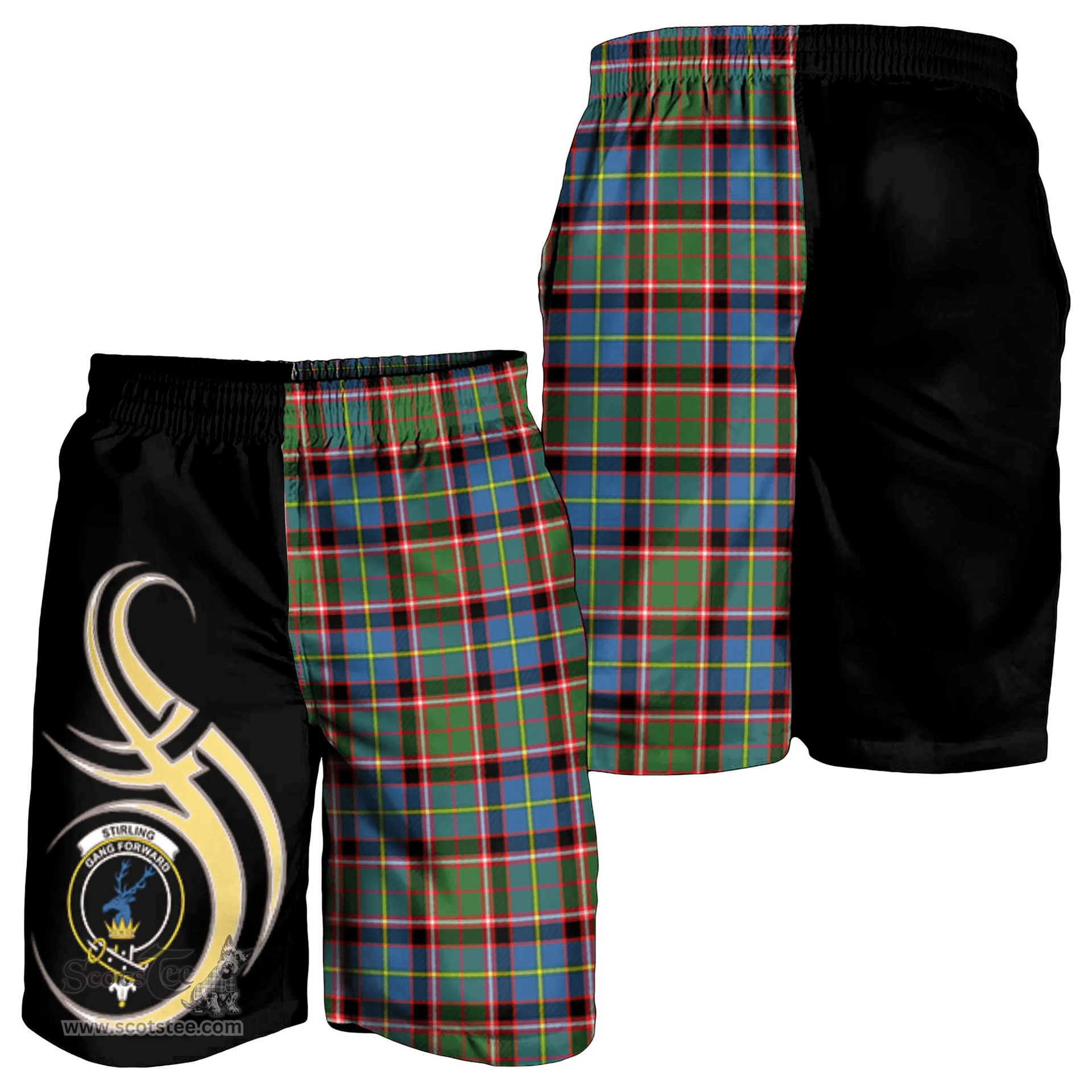 Stirling Bannockburn Clan Believe In Me Men Short K23