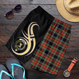 Stewart Black Clan Believe In Me Men Short K23