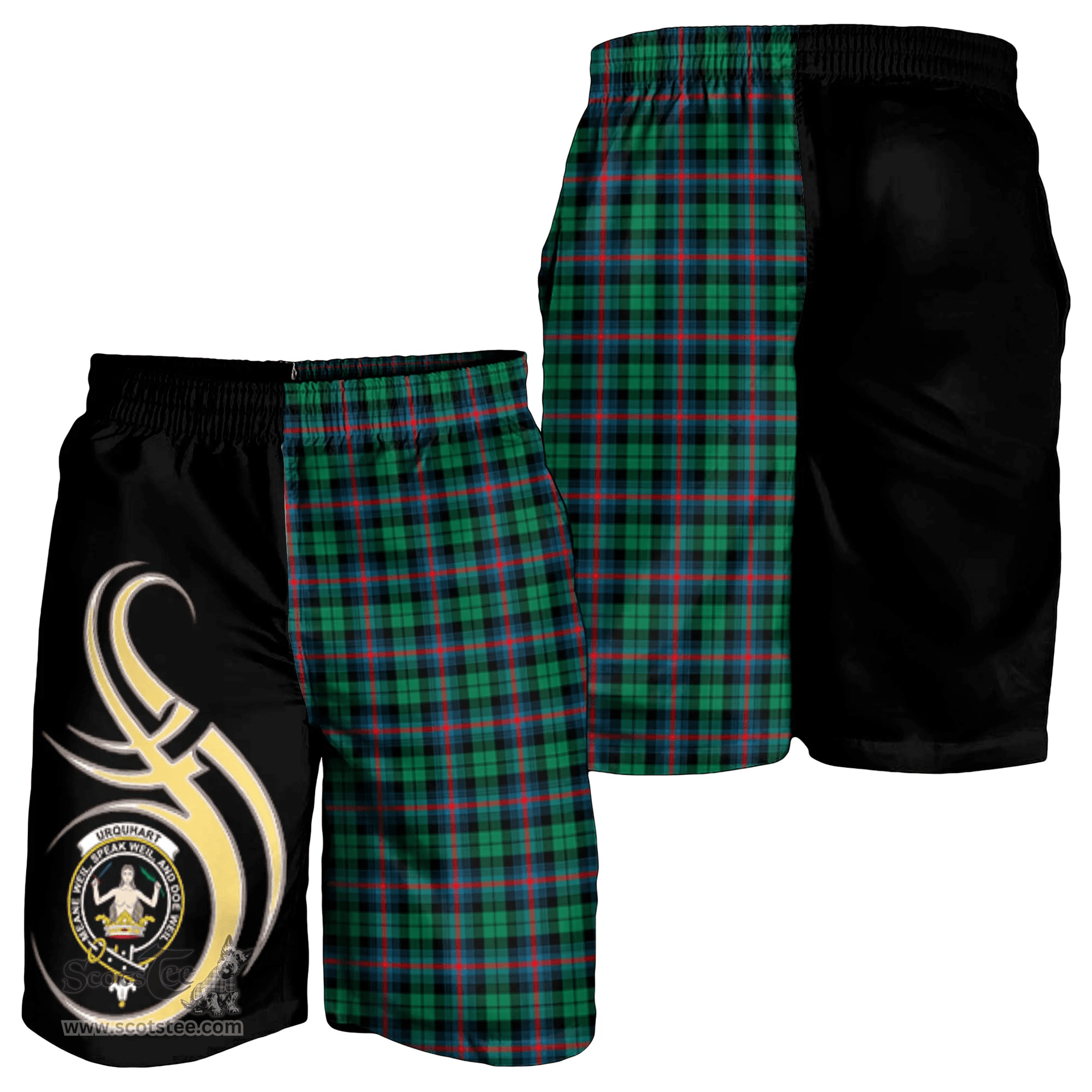 Urquhart Broad Red Ancient Clan Believe In Me Men Short K23